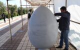 نخستین جشنواره تخم مرغ های رنگی لاهیجان آغاز بکار کرد