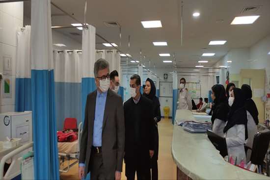 بازدید سرپرست دانشگاه علوم پزشکی گیلان از بیمارستان پیروز لاهیجان + تصاویر
